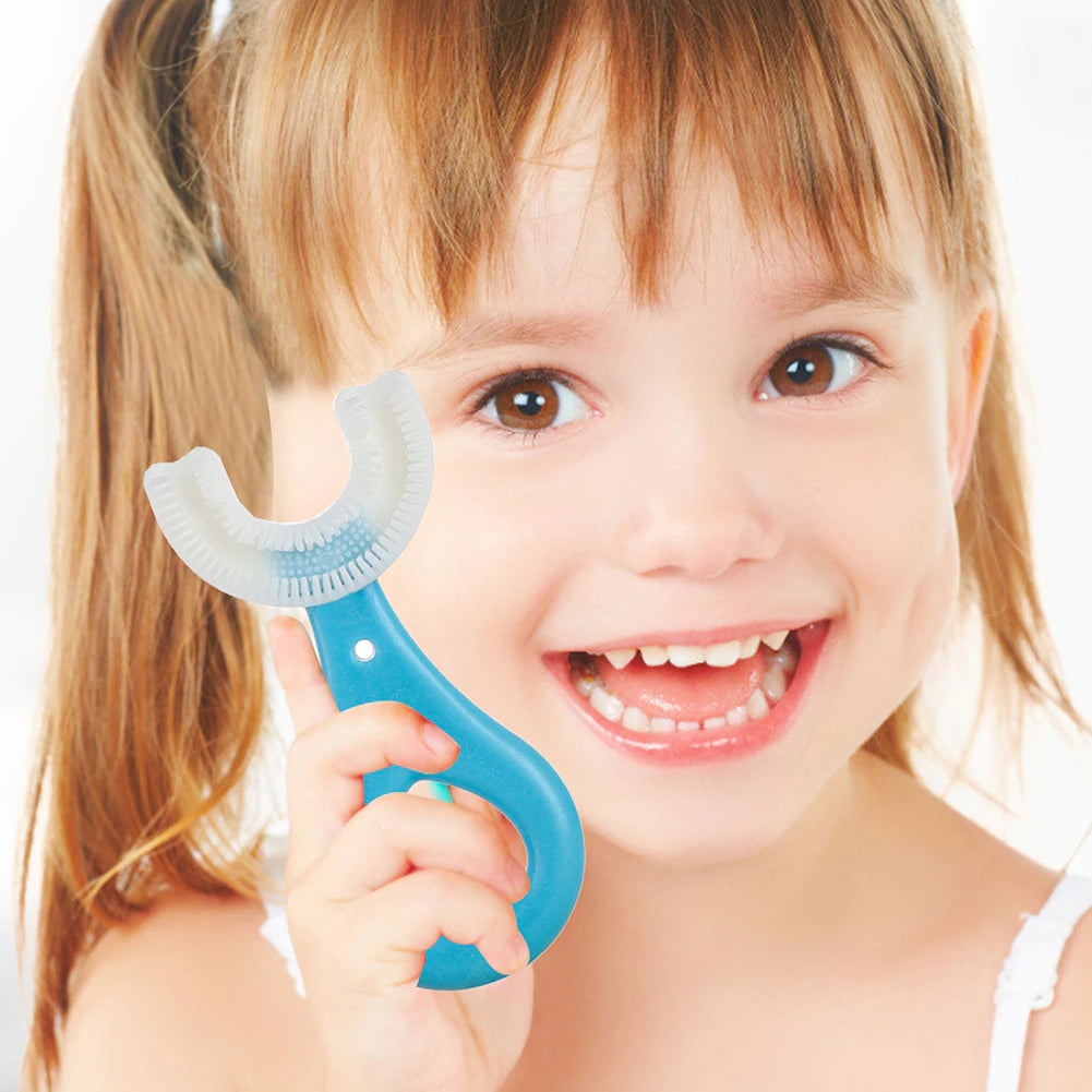 فرشاة اسنان السيليكون للاطفال ناعمة وامنة جدا